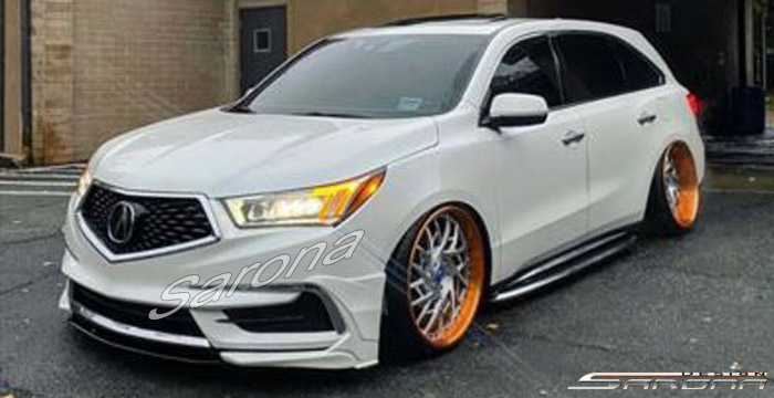 Custom Acura MDX  SUV/SAV/Crossover Front Lip/Splitter (2017 - 2020) - $750.00 (Part #AC-026-FA)